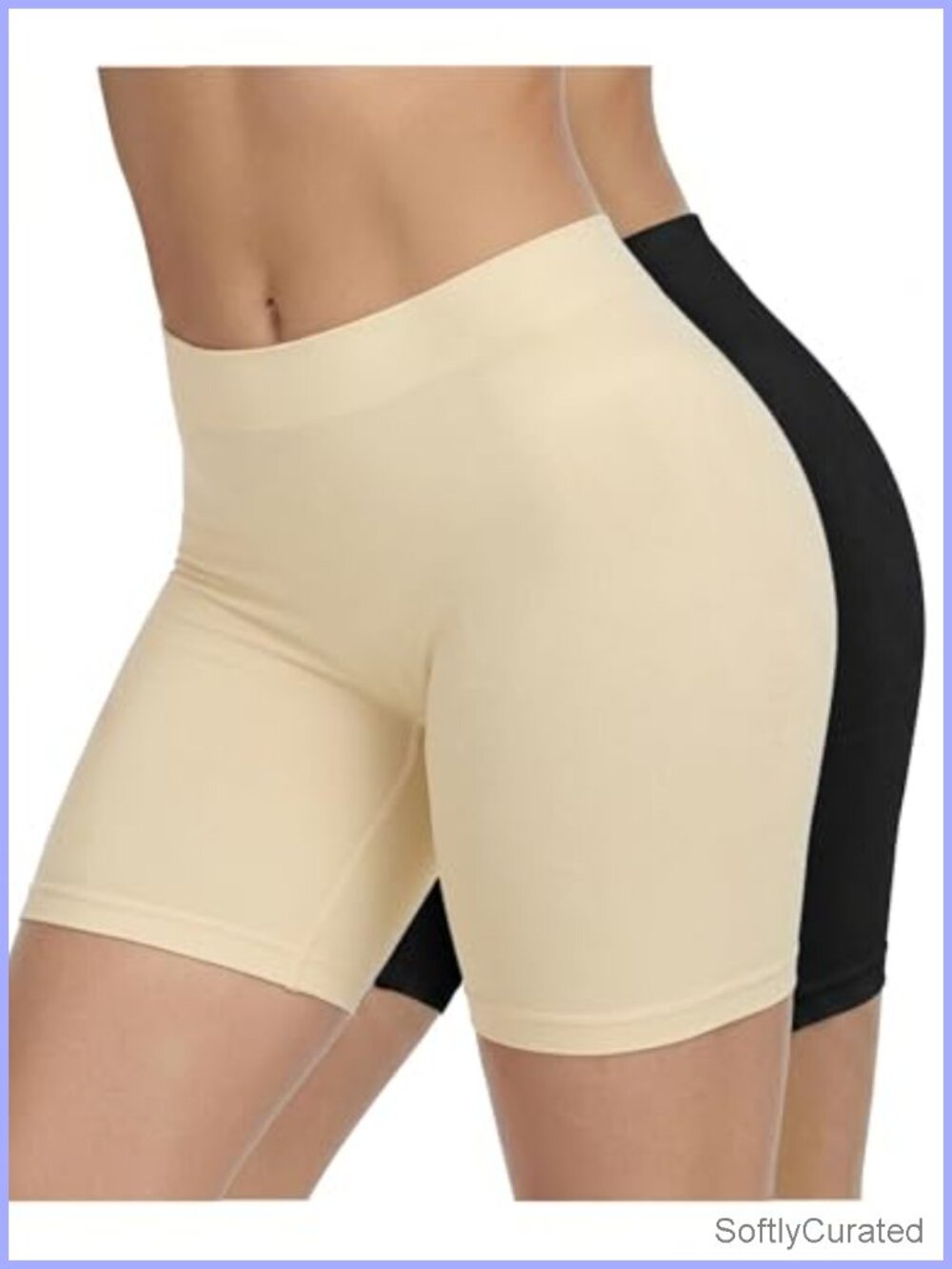 Seamless Slip Shorts Anti Chafing Under Dress Biker Shorts